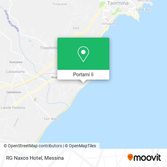 Mappa RG Naxos Hotel