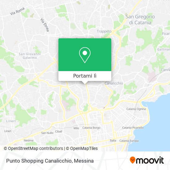 Mappa Punto Shopping Canalicchio