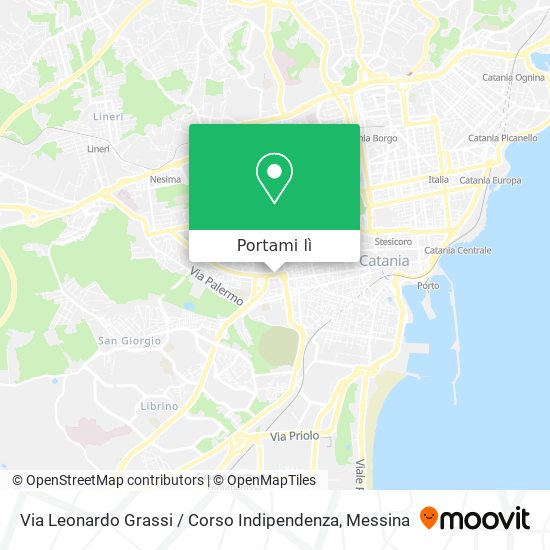 Mappa Via Leonardo Grassi / Corso Indipendenza