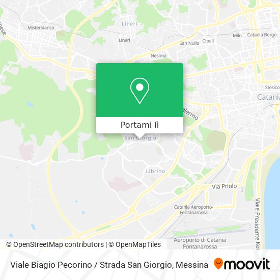 Mappa Viale Biagio Pecorino / Strada San Giorgio