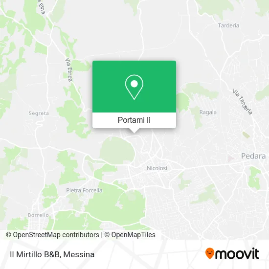 Mappa Il Mirtillo B&B