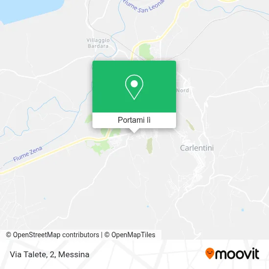 Mappa Via Talete, 2