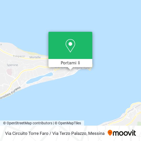 Mappa Via Circuito Torre Faro / Via Terzo Palazzo