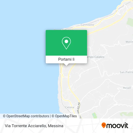 Mappa Via Torrente Acciarello