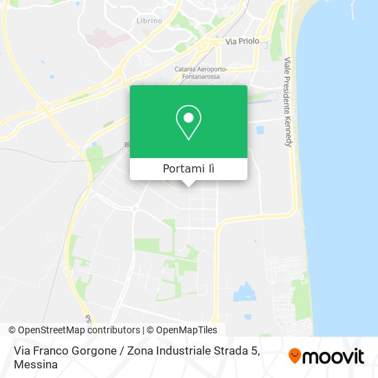 Mappa Via Franco Gorgone / Zona Industriale Strada 5