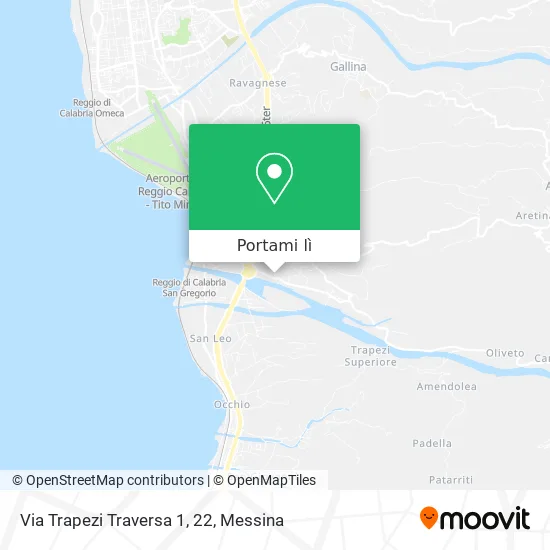 Mappa Via Trapezi Traversa 1, 22