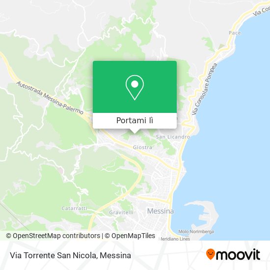 Mappa Via Torrente San Nicola