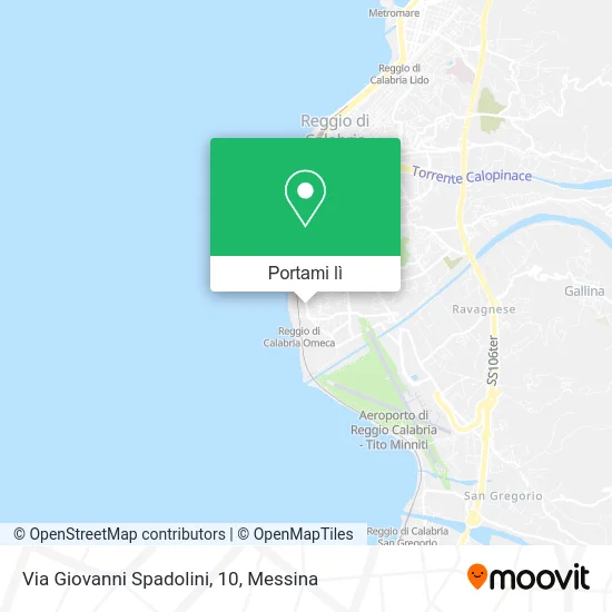 Mappa Via Giovanni Spadolini, 10