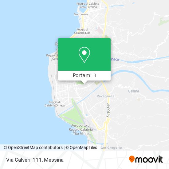 Mappa Via Calveri, 111