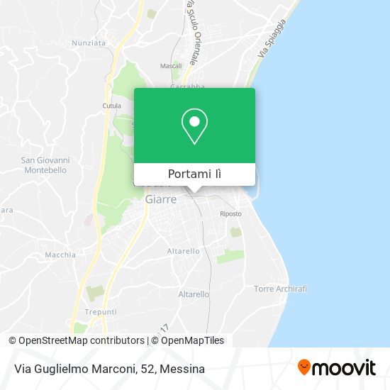 Mappa Via Guglielmo Marconi, 52
