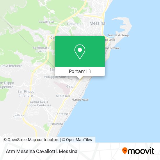 Mappa Atm Messina Cavallotti