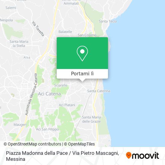 Mappa Piazza Madonna della Pace / Via Pietro Mascagni
