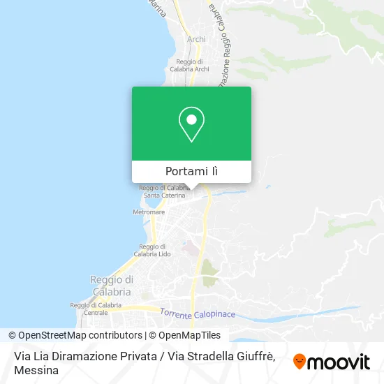 Mappa Via Lia Diramazione Privata / Via Stradella Giuffrè