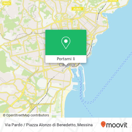 Mappa Via Pardo / Piazza Alonzo di Benedetto