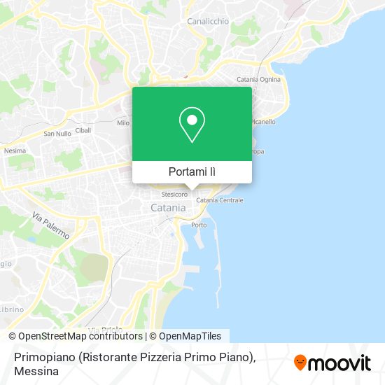Mappa Primopiano (Ristorante Pizzeria Primo Piano)