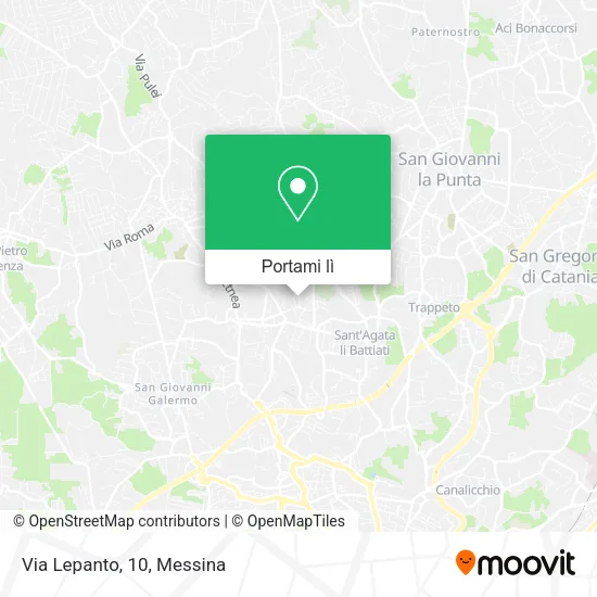 Mappa Via Lepanto, 10