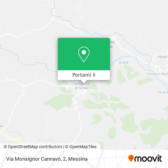 Mappa Via Monsignor Cannavò, 2