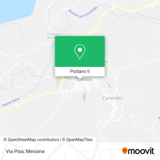 Mappa Via Pisa