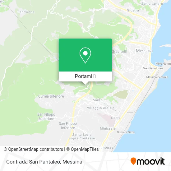 Mappa Contrada San Pantaleo