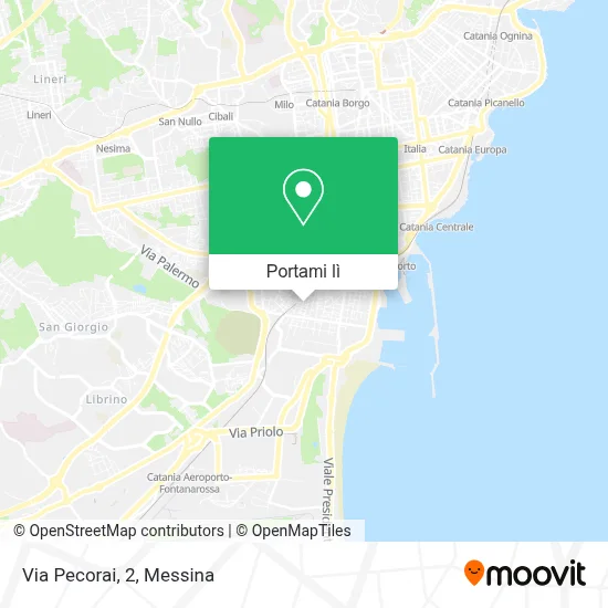 Mappa Via Pecorai, 2