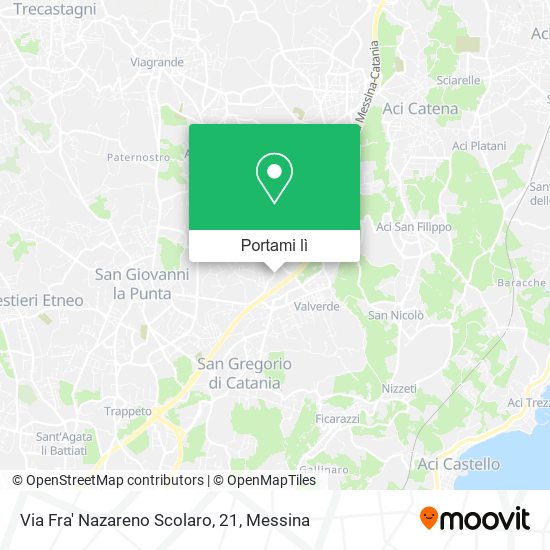 Mappa Via Fra' Nazareno Scolaro, 21