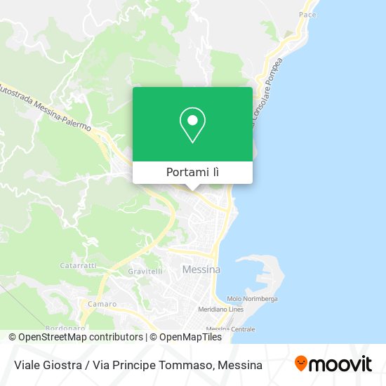 Mappa Viale Giostra / Via Principe Tommaso