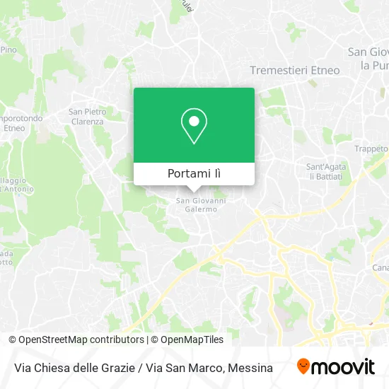 Mappa Via Chiesa delle Grazie / Via San Marco