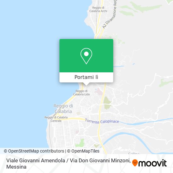 Mappa Viale Giovanni Amendola / Via Don Giovanni Minzoni