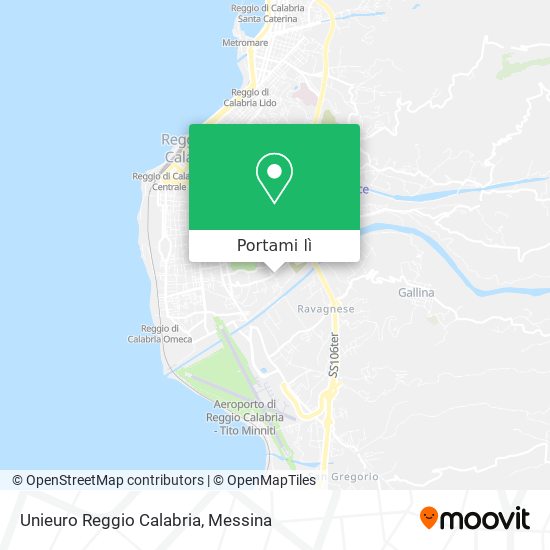 Mappa Unieuro Reggio Calabria