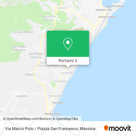 Mappa Via Marco Polo / Piazza San Francesco