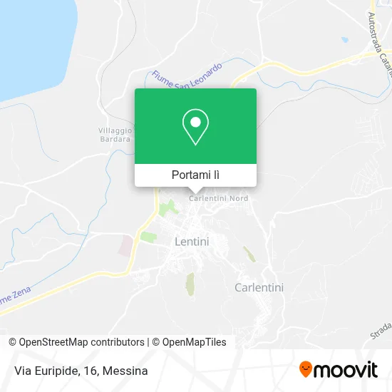 Mappa Via Euripide, 16