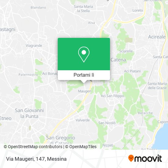 Mappa Via Maugeri, 147