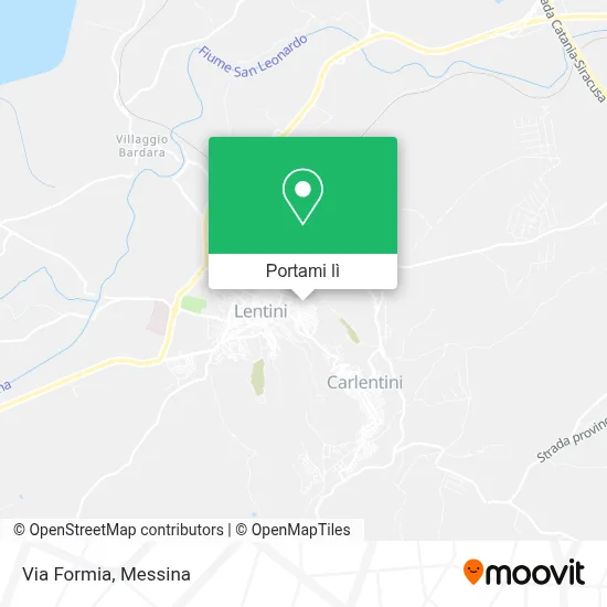 Mappa Via Formia