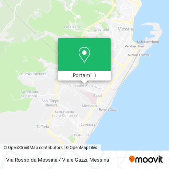 Mappa Via Rosso da Messina / Viale Gazzi