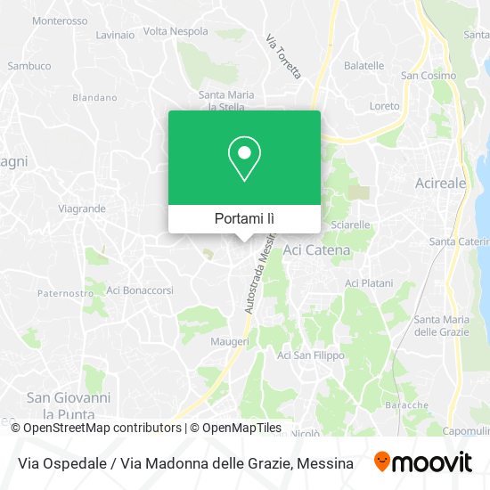 Mappa Via Ospedale / Via Madonna delle Grazie