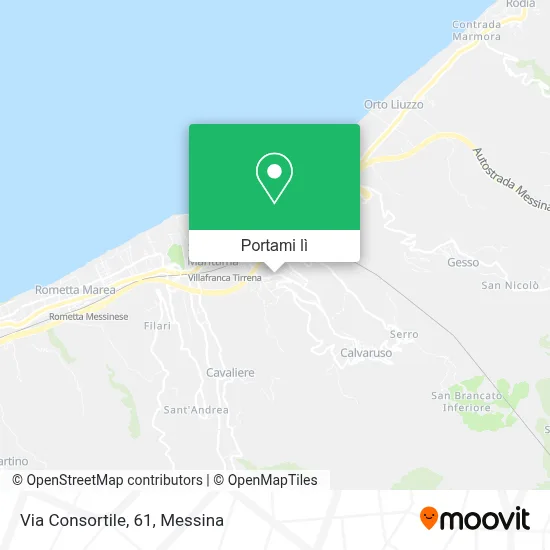 Mappa Via Consortile, 61