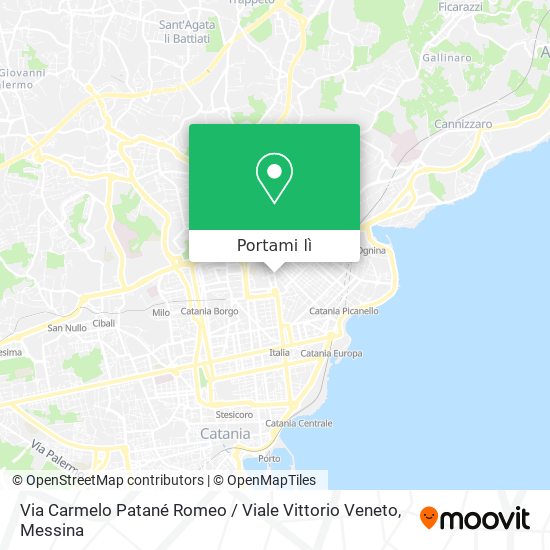 Mappa Via Carmelo Patané Romeo / Viale Vittorio Veneto