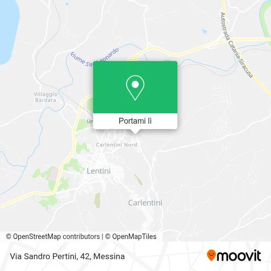 Mappa Via Sandro Pertini, 42
