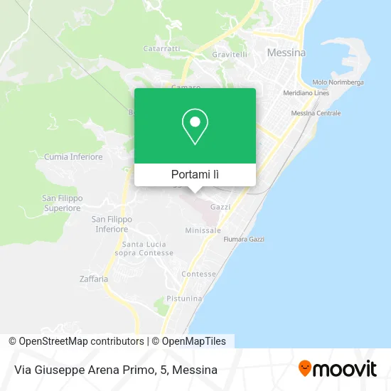 Mappa Via Giuseppe Arena Primo, 5