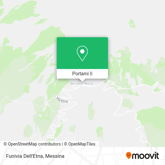 Mappa Funivia Dell'Etna
