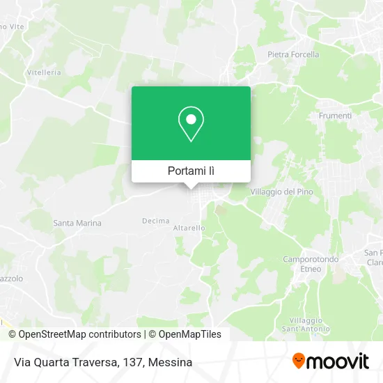 Mappa Via Quarta Traversa, 137