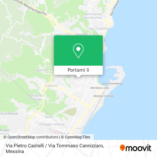 Mappa Via Pietro Castelli / Via Tommaso Cannizzaro