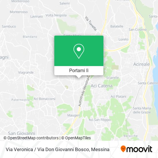 Mappa Via Veronica / Via Don Giovanni Bosco