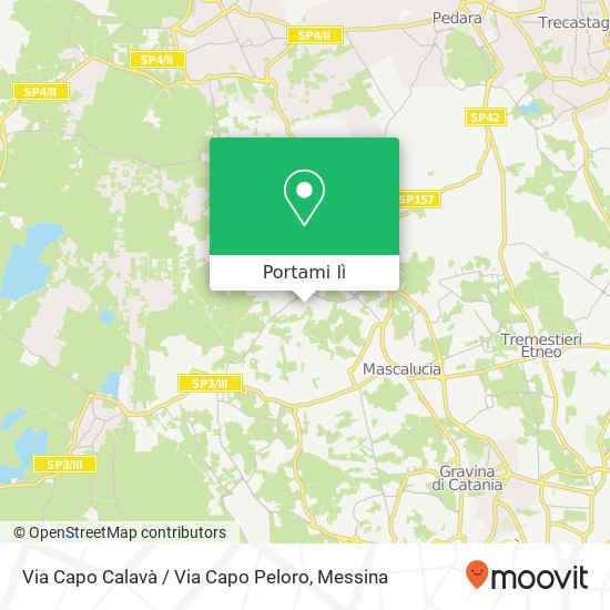 Mappa Via Capo Calavà / Via Capo Peloro