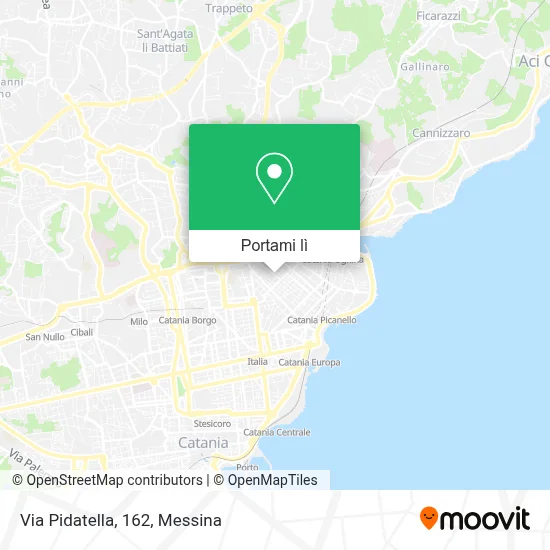 Mappa Via Pidatella, 162
