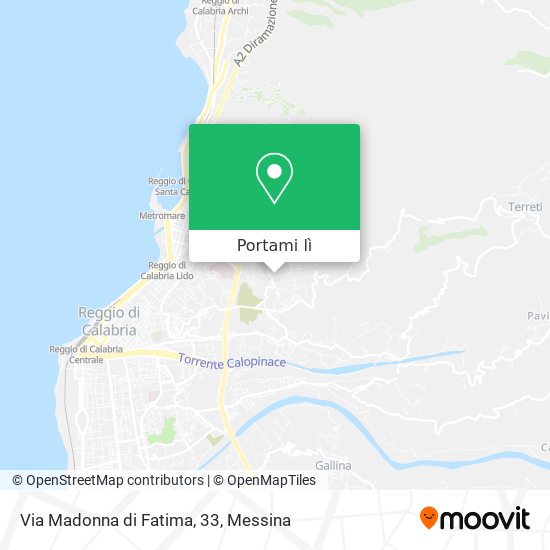 Mappa Via Madonna di Fatima, 33