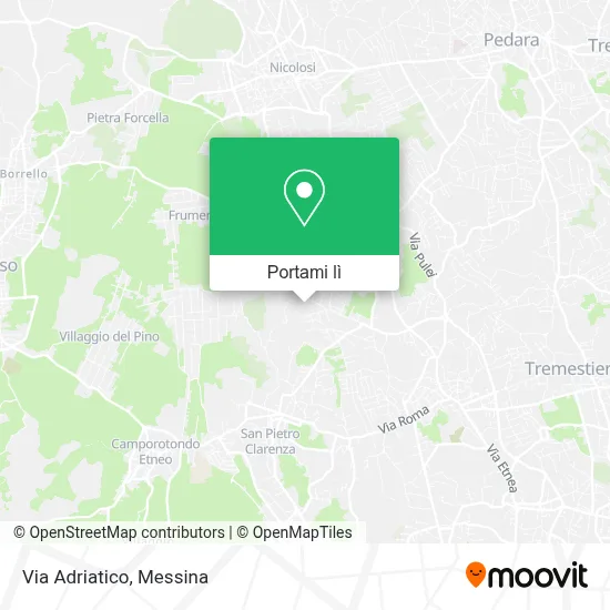 Mappa Via Adriatico