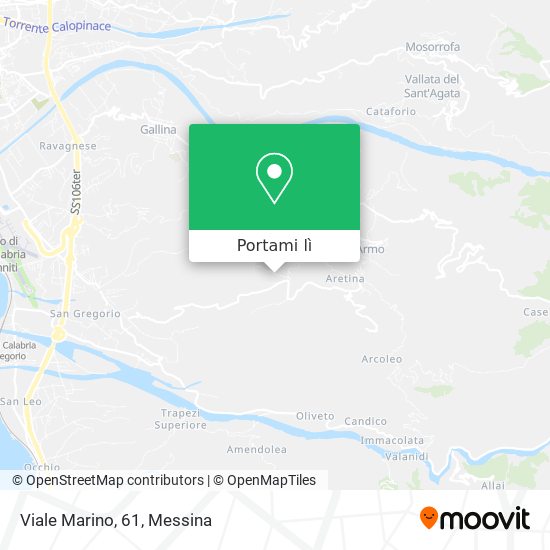 Mappa Viale Marino, 61