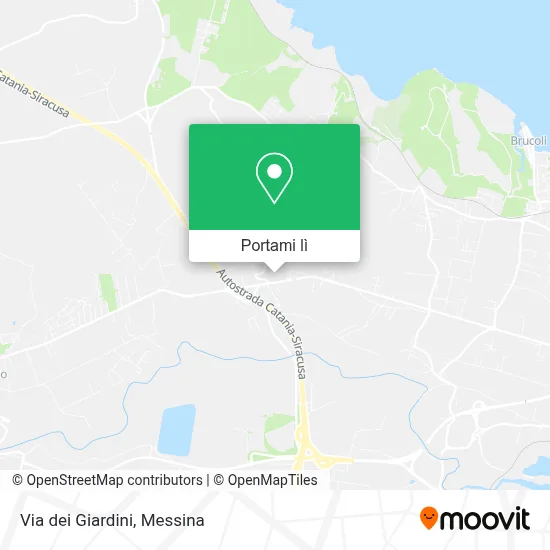 Mappa Via dei Giardini