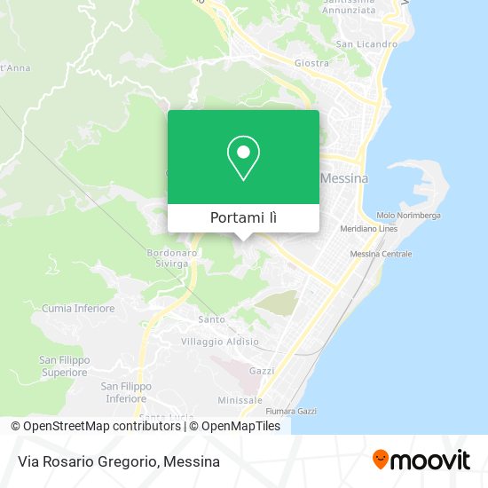 Mappa Via Rosario Gregorio